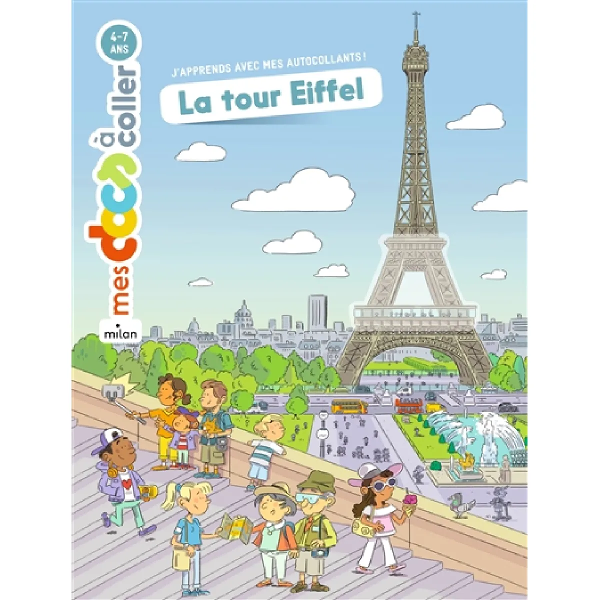 La tour Eiffel : j'apprends avec mes autocollants !
