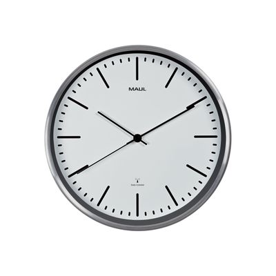 MaulFly - Horloge - mécanisme radio pilotée - 30 cm - blanc