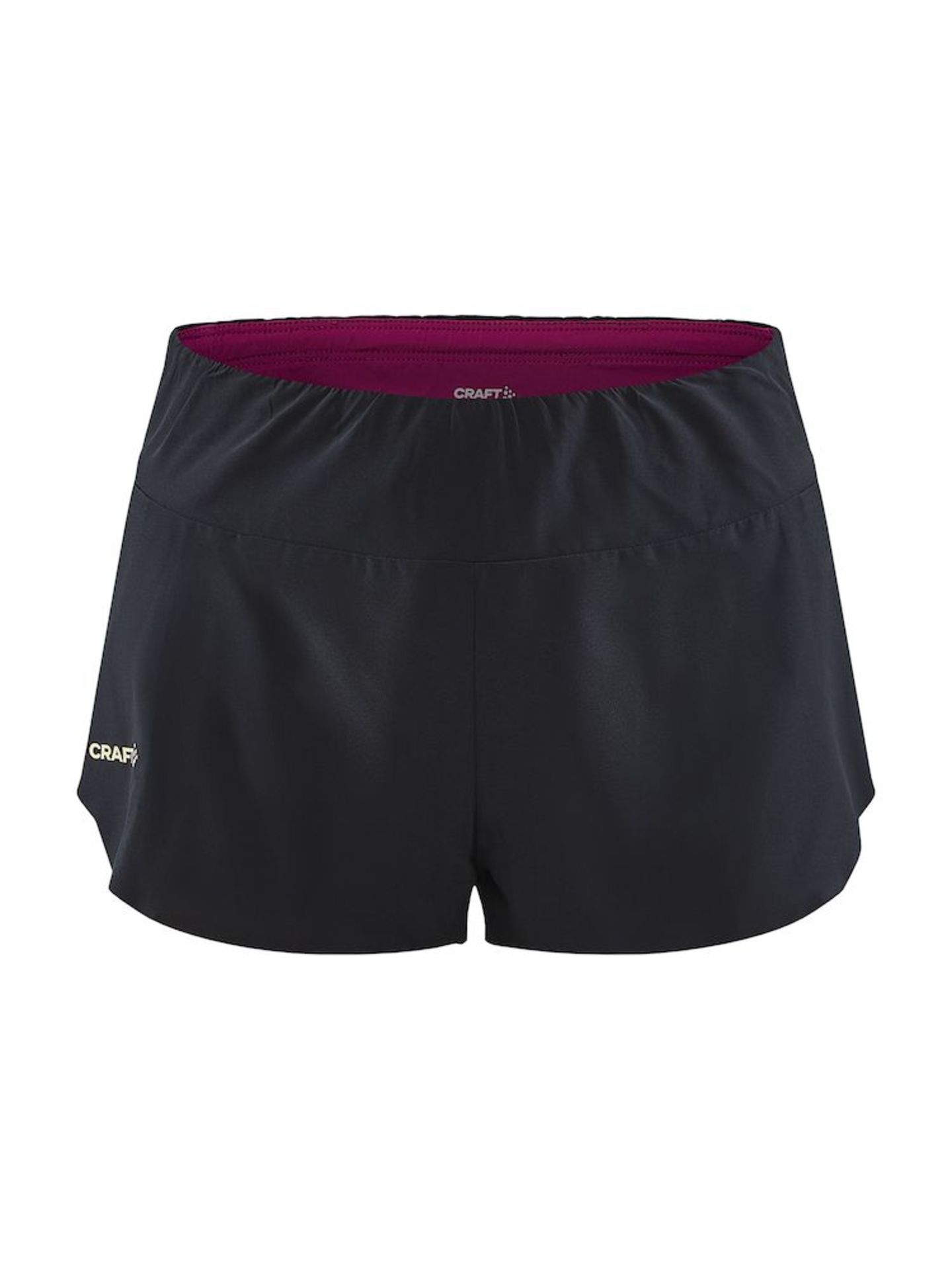 Craft PRO Hypervent Split Hardloopbroek Kort Zwart/Paars Dames