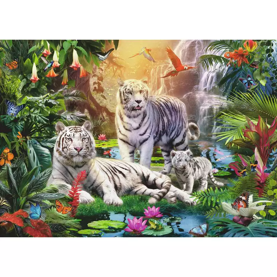 Ravensburger Die Familie der Weißen Tiger bunt
