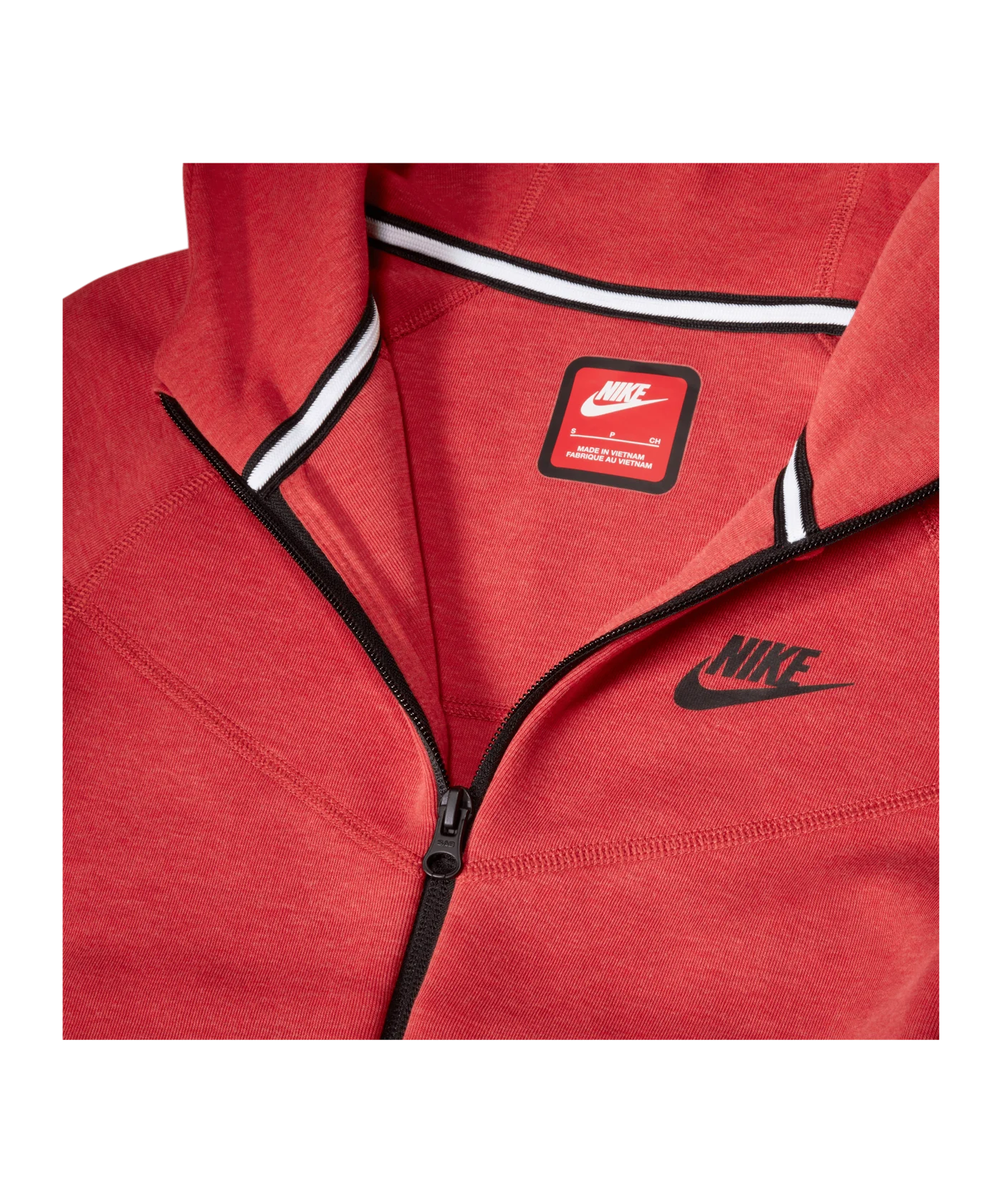 Nike Tech Fleece Jacke Kids Rot Schwarz F672