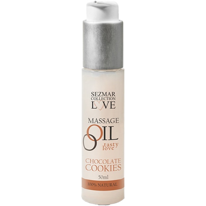 Huile de massage 100% naturelle - Chocolat cookie - 50 ml