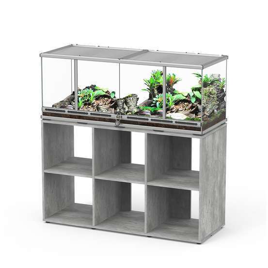 Terrarium et Meuble Standard Béton L.118xP.45xH.45cm