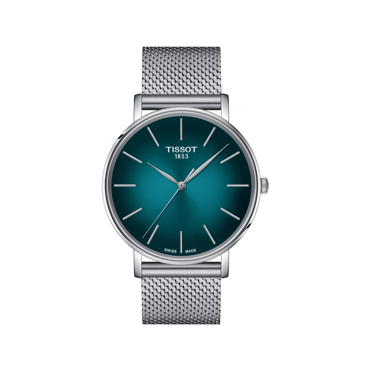 Montre TISSOT t-classic homme bracelet acier gris