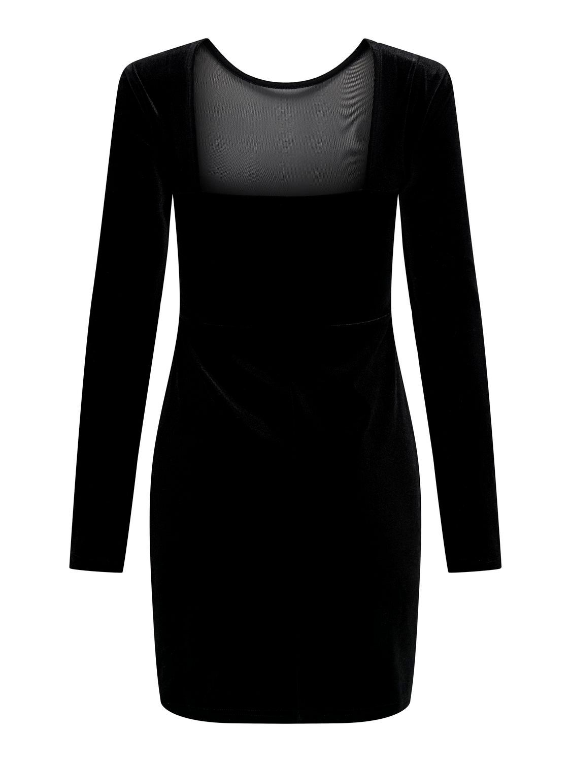 ONLSMOOTH Kurzes Kleid Black