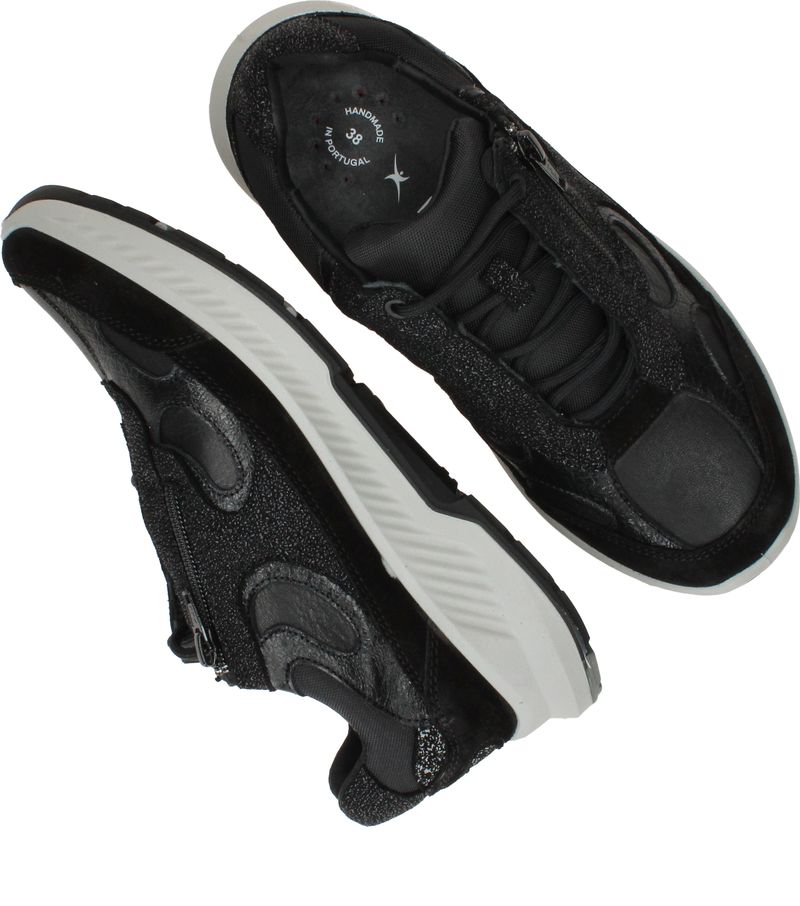 Xsensible Douro Stretchwalker Sneakers Zwart Dames