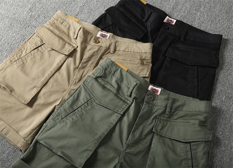WidoWilder - Cargoshorts met wijde pijpen en effen taille