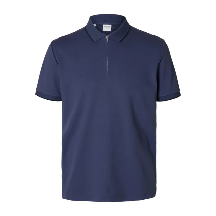 Selected Fave Sport Zip Polo Heren