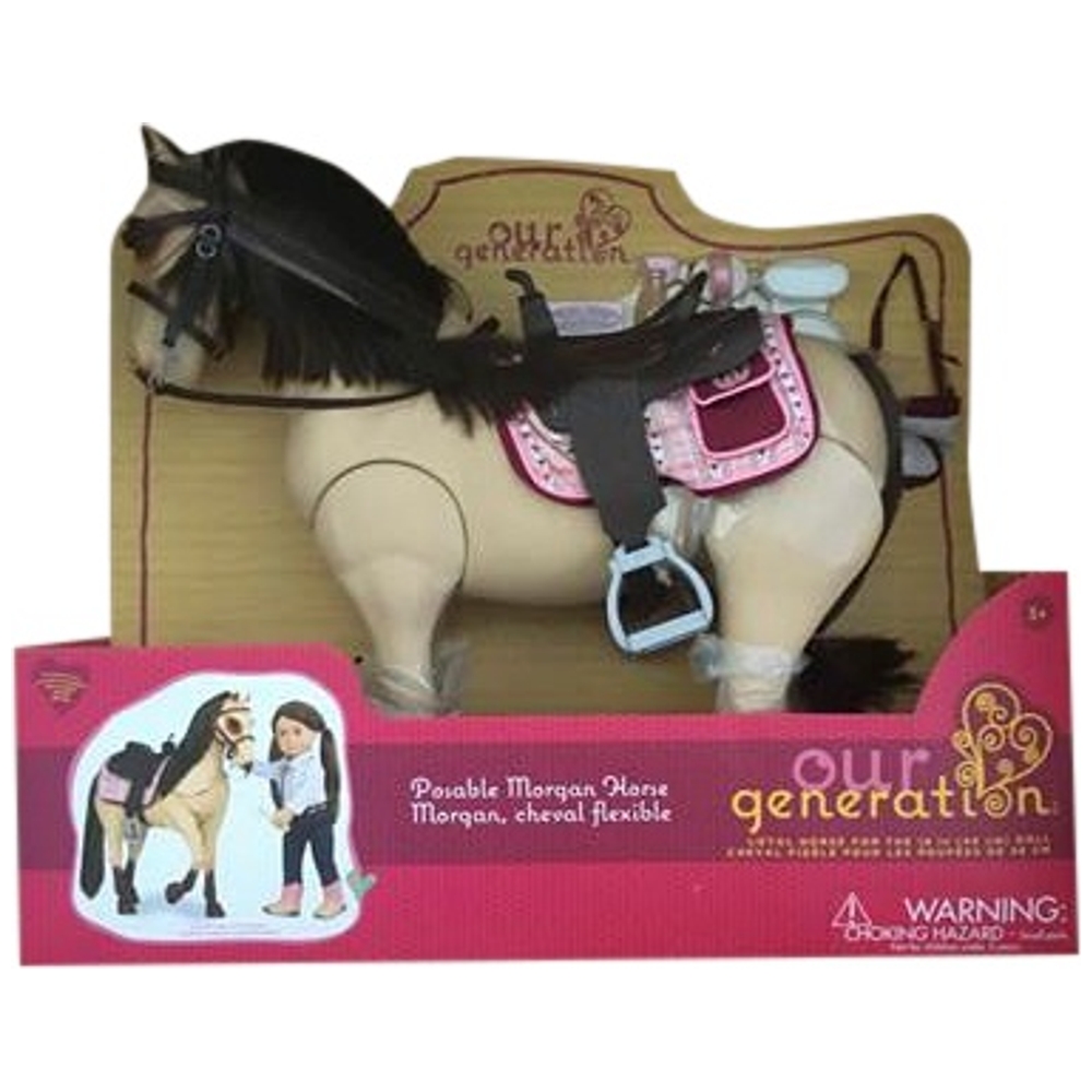 Our Generation bewegliche Beine Morgan-Pferd