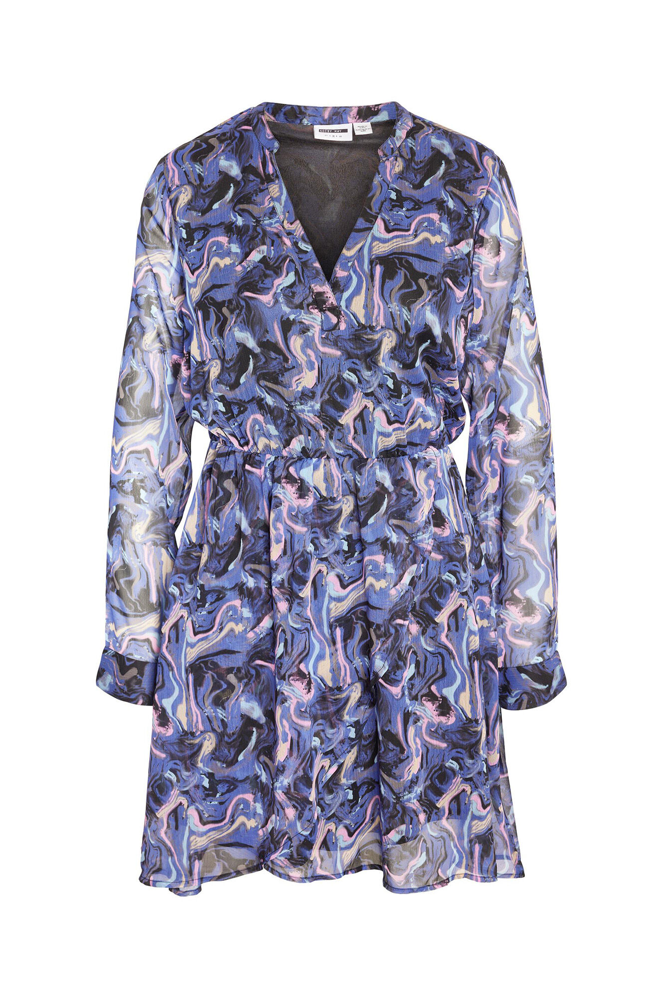 vestido curto estampado