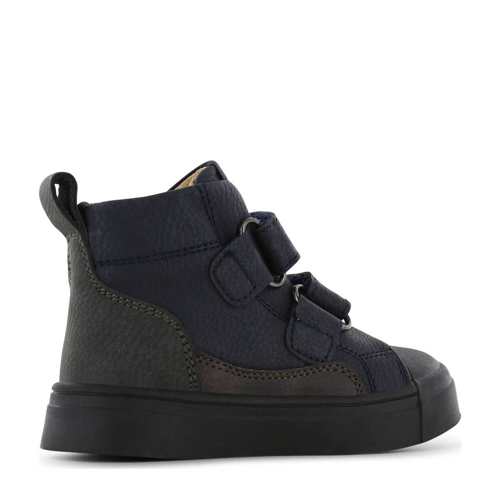 Shoesme leren sneakers donkerblauw