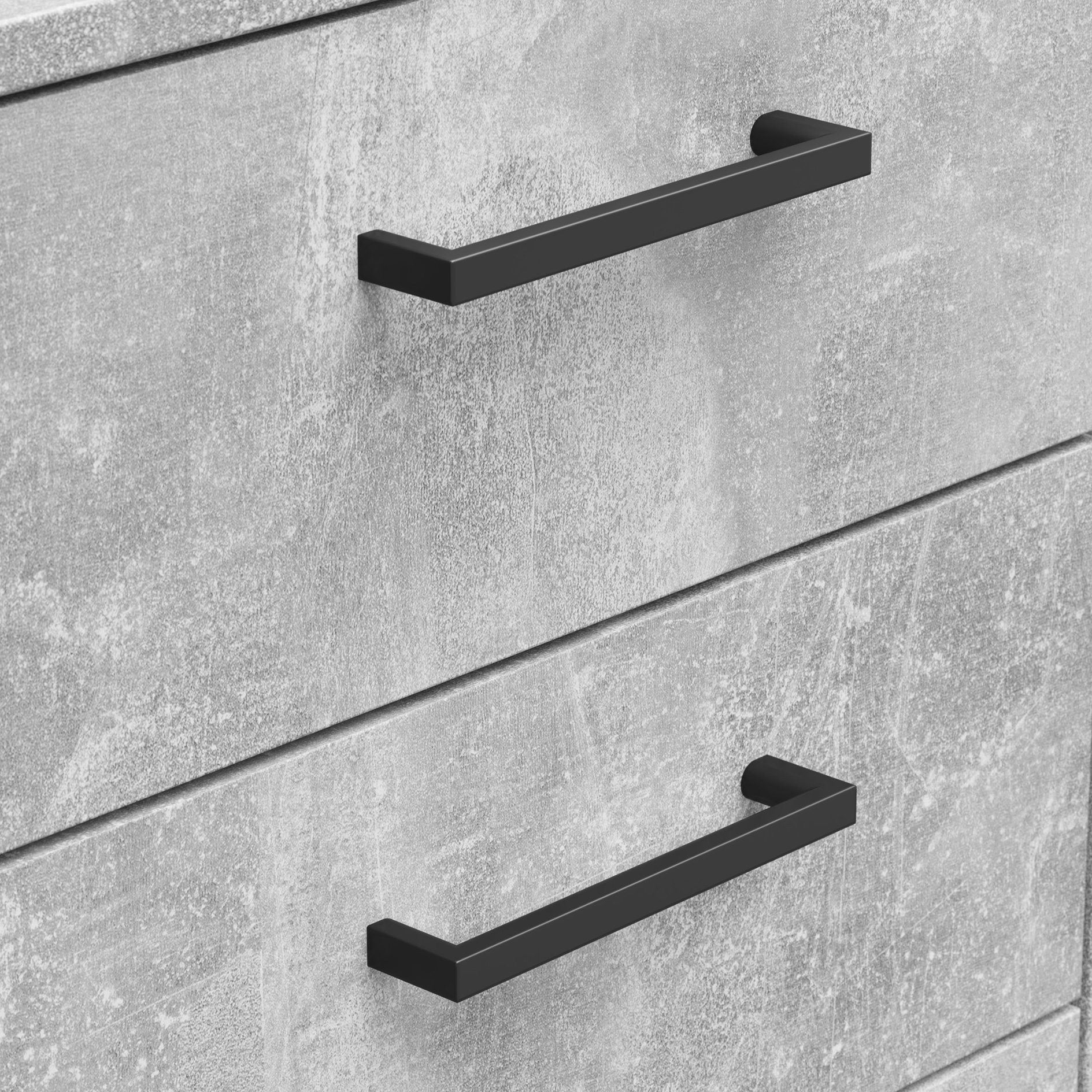 Sideboard - Betonoptik - 120 cm breit - XL-Tiefe
