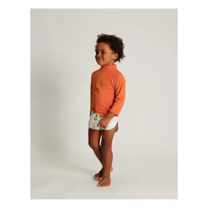 Ina Swim Short de bain Matière Recyclée Mesa | Vert anis