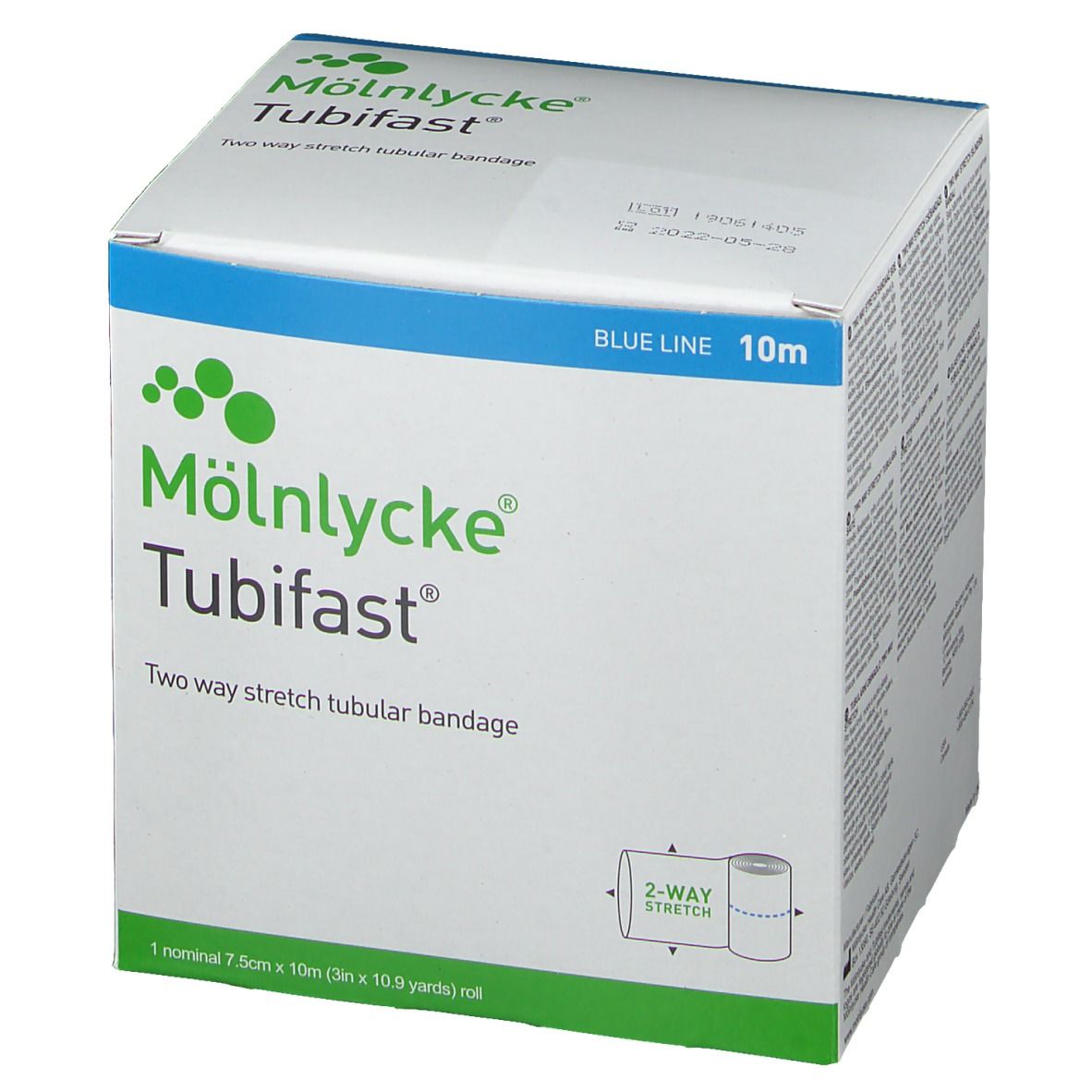 Tubifast 2-Way Stretch 7,5 cm x 10 m blau