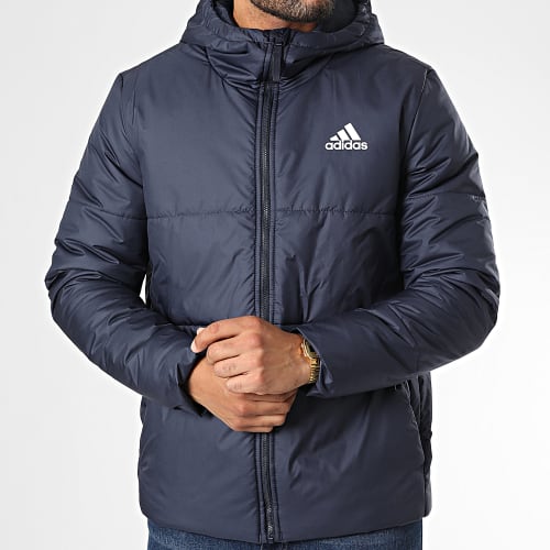 Doudoune Capuche BSC HG6270 Bleu Marine