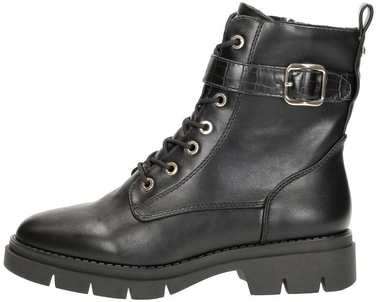 Tamaris Veterschoenen Hoog zwart