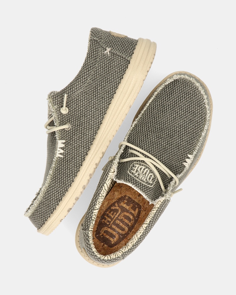 Hey Dude Wally Braided Instapschoenen  - groen