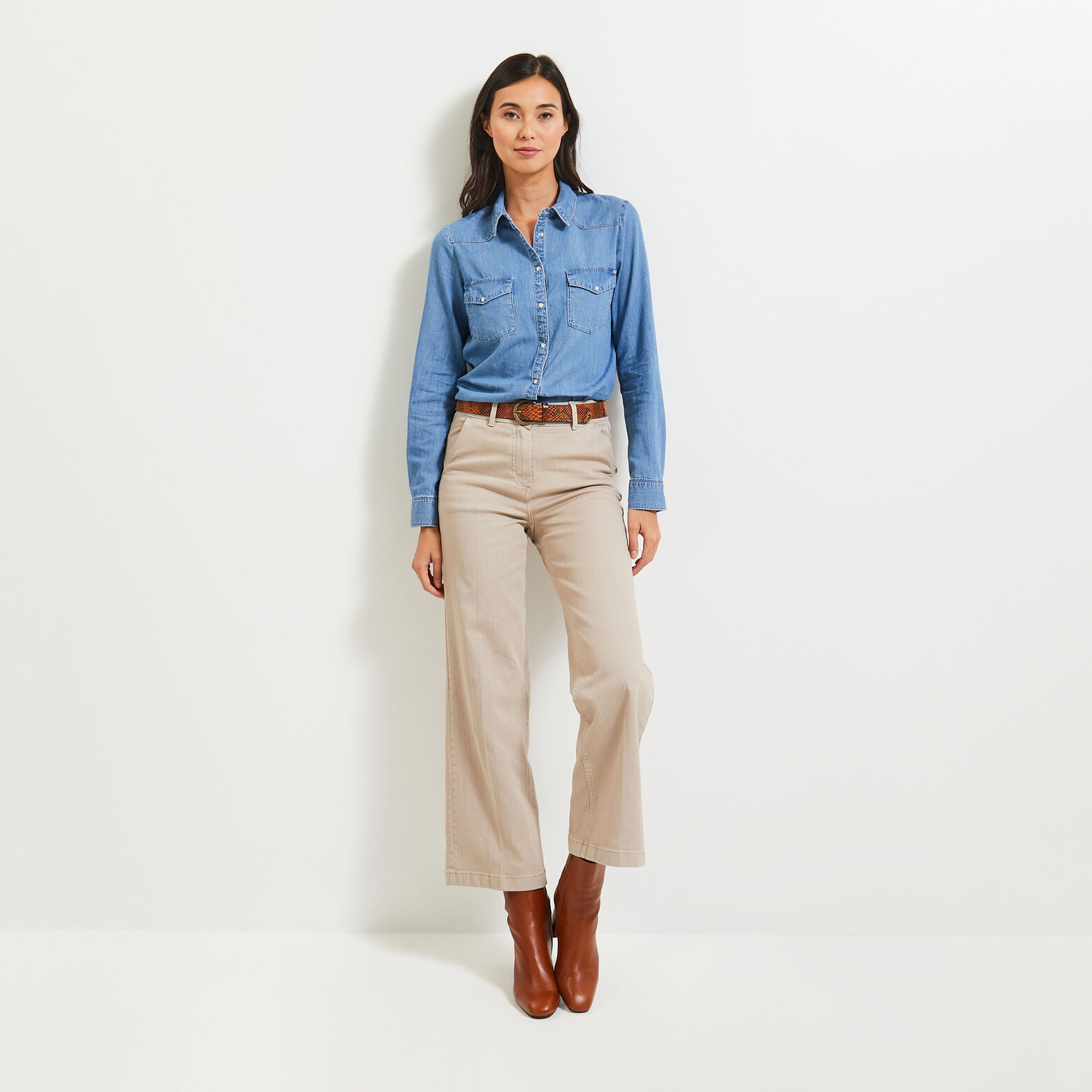 Chemise en jean femme