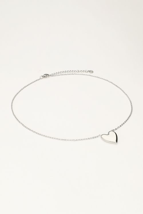 Minimalistische ketting met hart