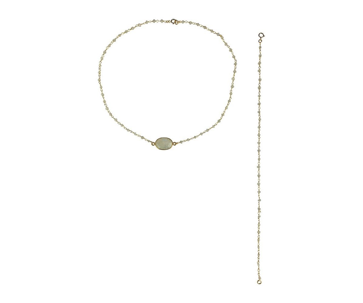 Choker et bijou de dos Yogini