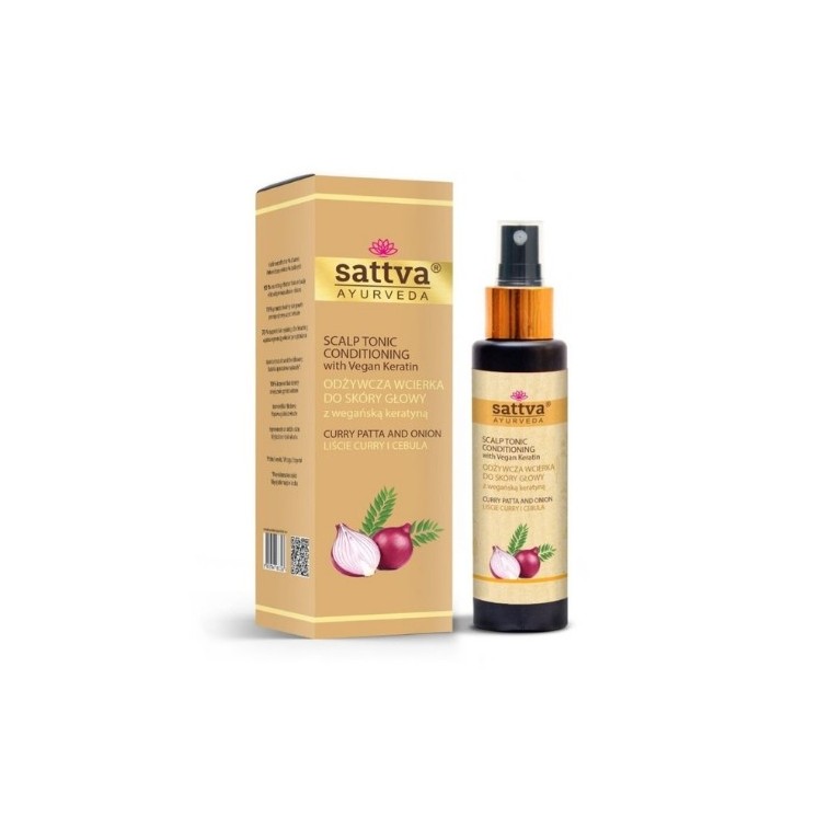 Sattva Ayurveda nährende Kopfhautlotion Curryblätter und Zwiebeln 100 ml