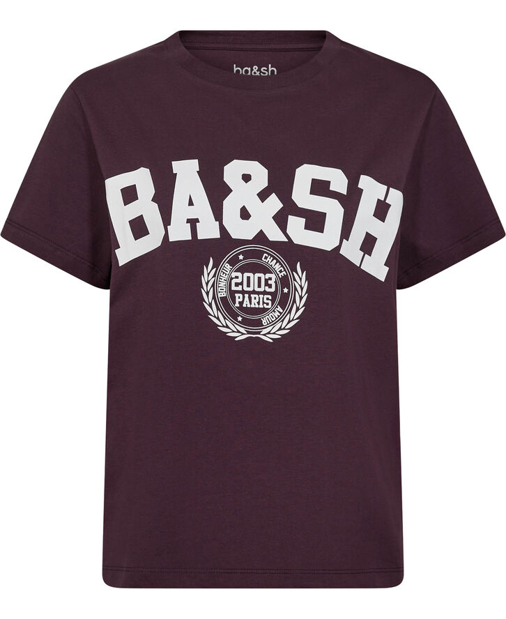 Ba&sh TEE-SHIRT IONI Bordeaux