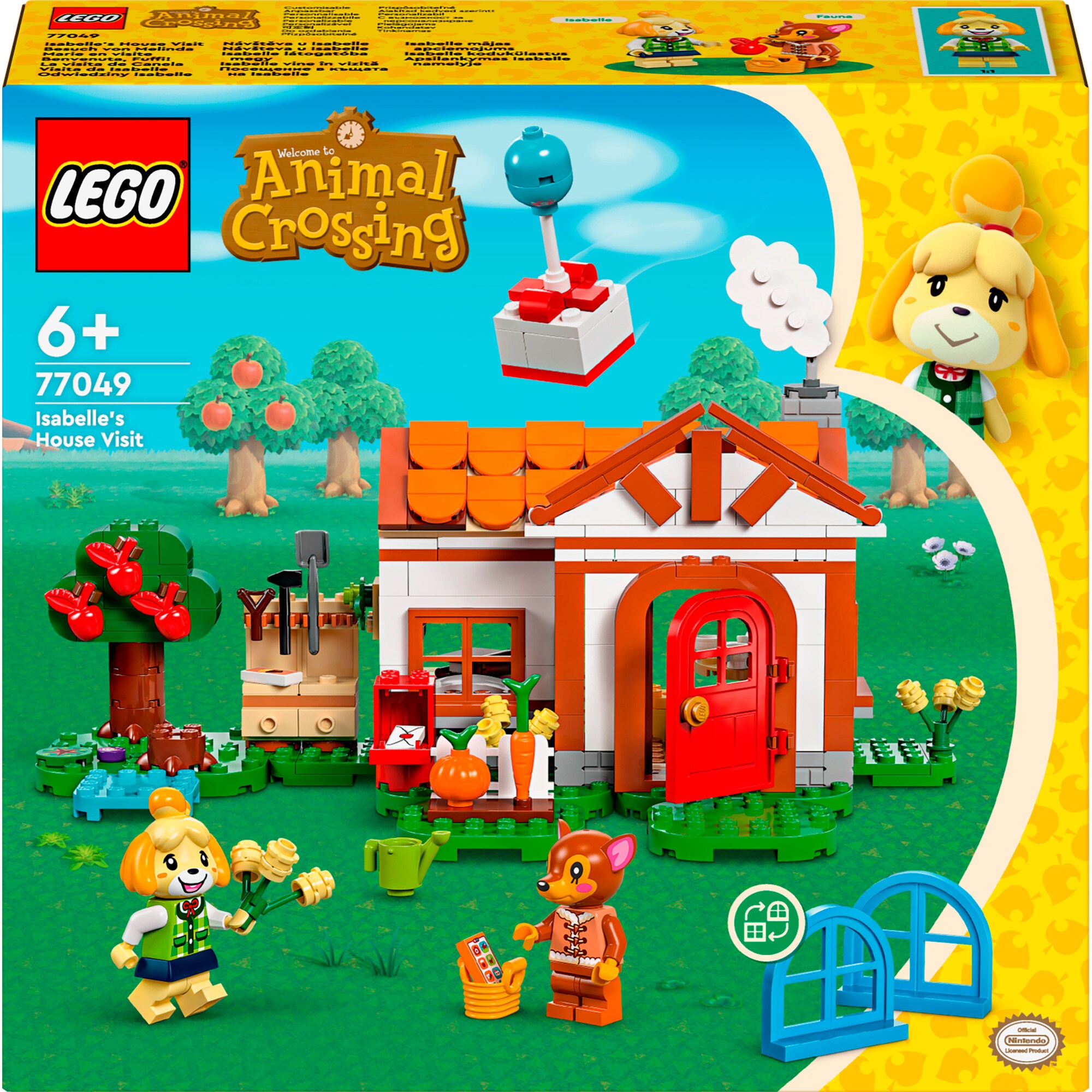 LEGO Konstruktionsspielzeug Animal Crossing Besuch von Melinda