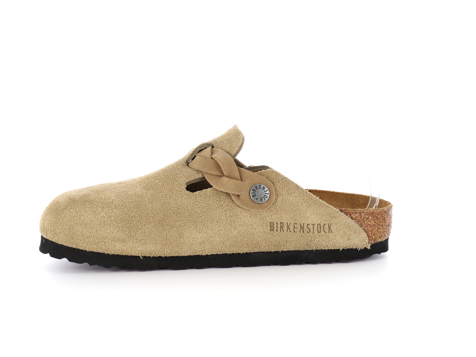 Birkenstock-BOSTON LEVE Nubuck Taupe