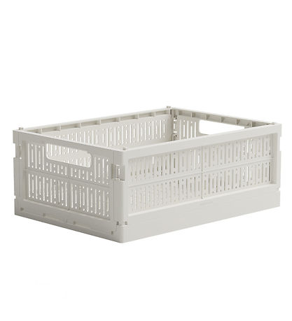 Made Crate Klappbox - Midi - 33x24x13 cm - Milch