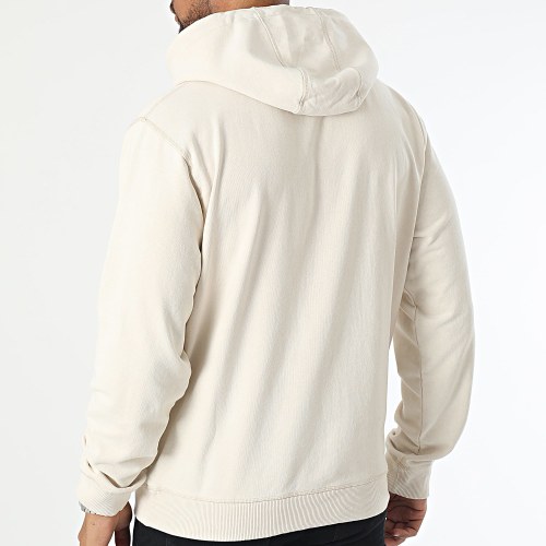 Sweat Capuche Regular Washed Signature 7912 Beige