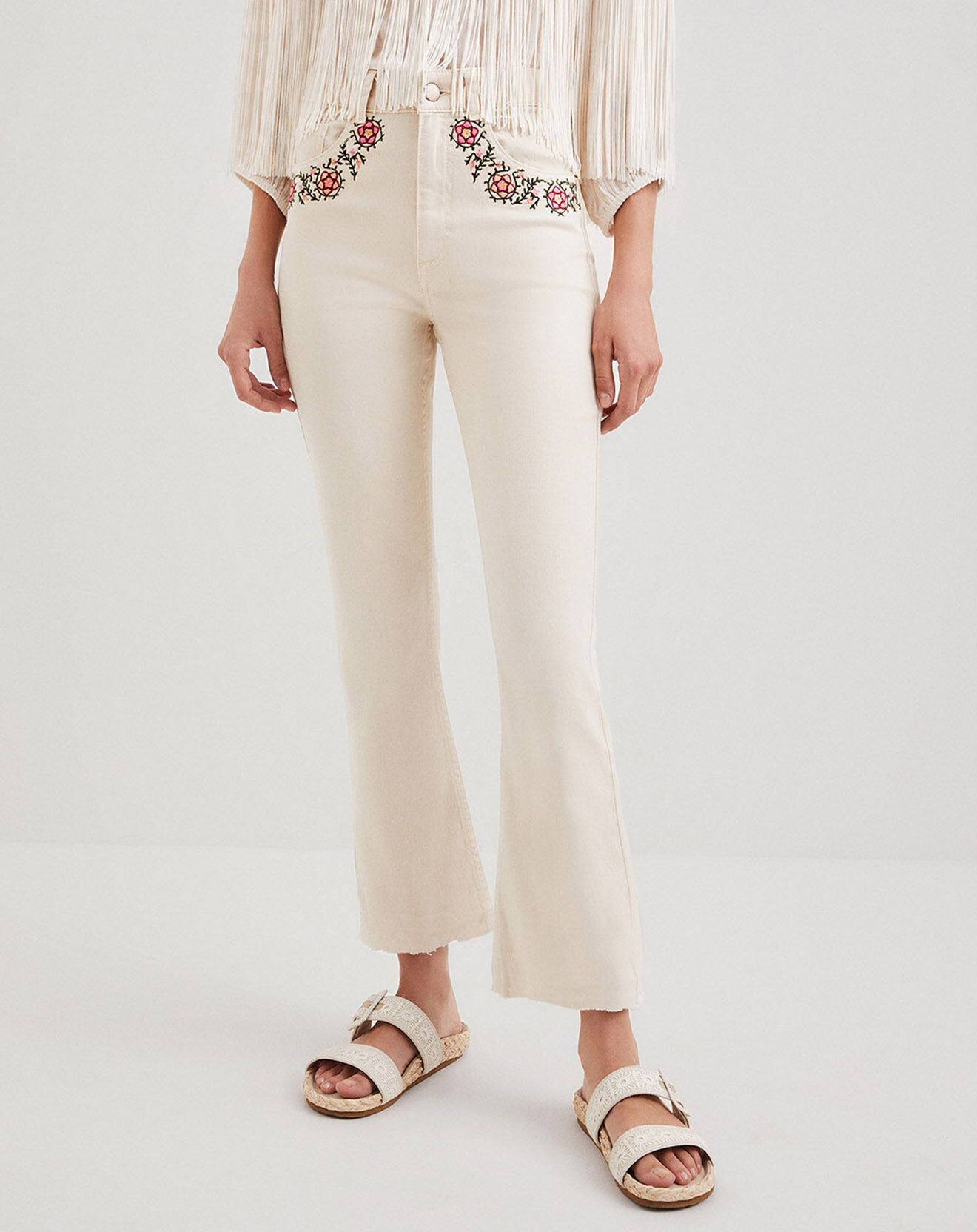 Desigual Jean Emma écru