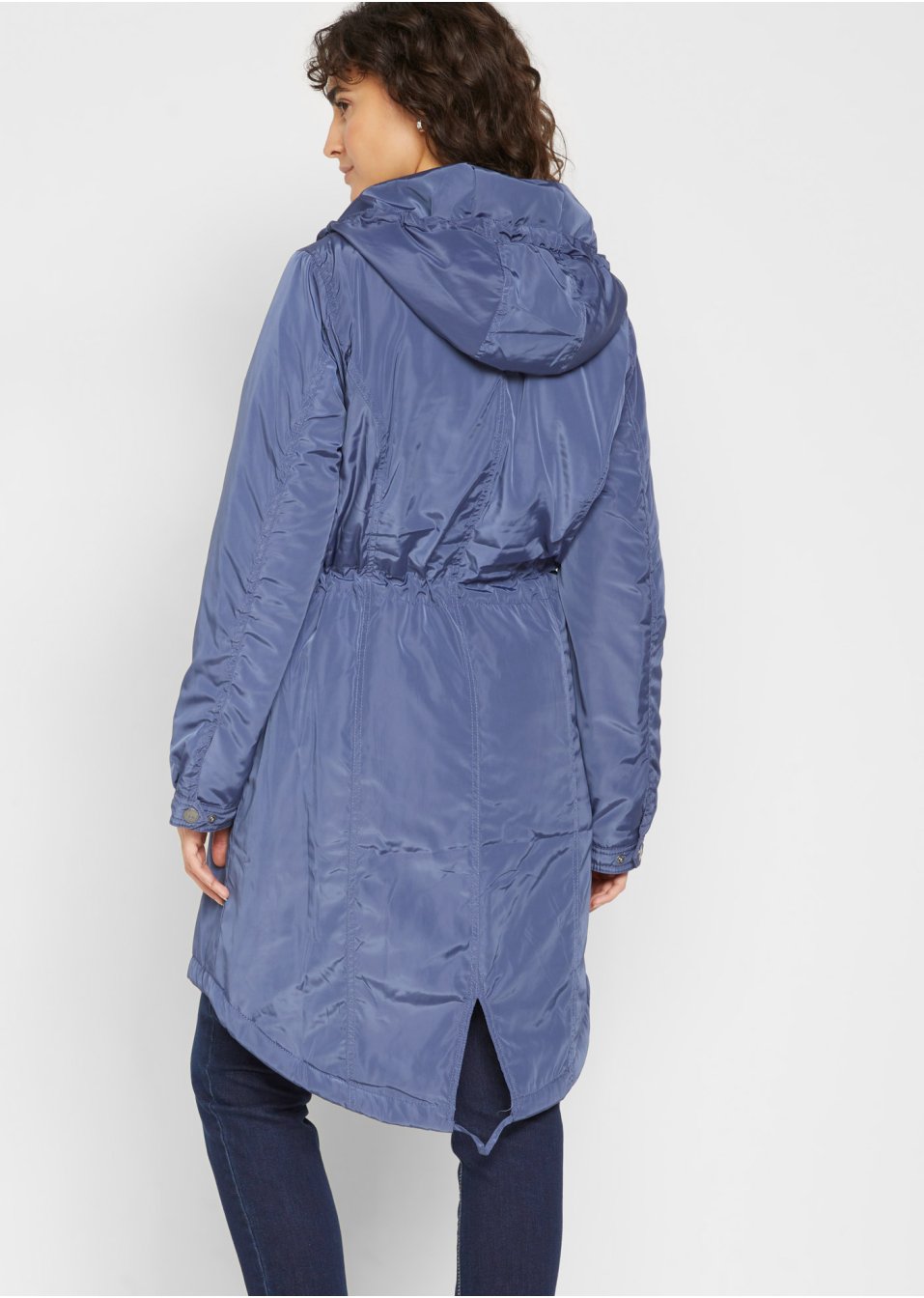 Manteau outdoor légèrement doublé avec cordon de serrage