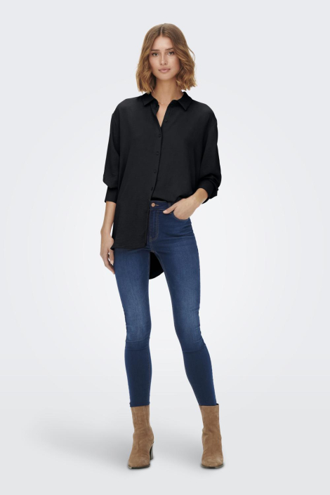 Jacqueline de Yong zwarte dames blouse