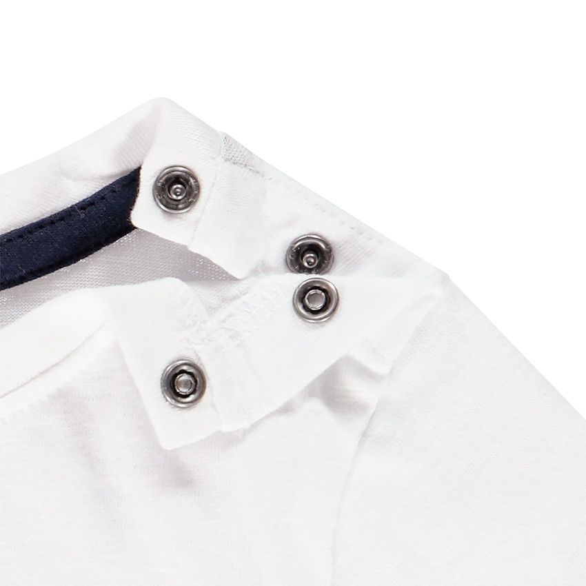 Ensemble de plage t-shirt et short en maille pour bébé garçon - Bleu marine