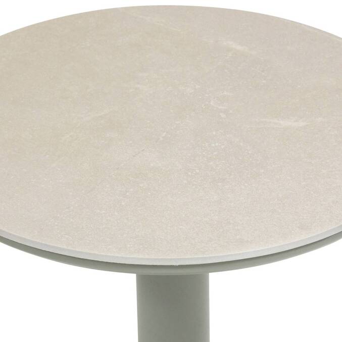 Table d'appoint de jardin ronde SOLETIA Vert laurier