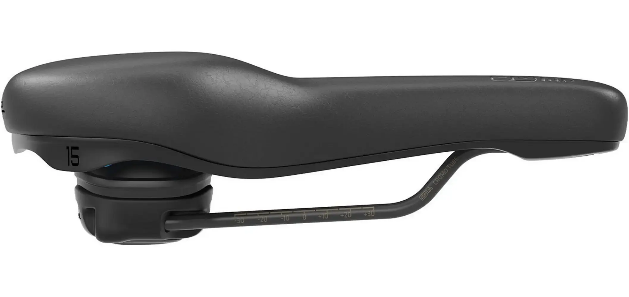 SQlab 602 M-D Active 2.1 Trekking Fietszadel Zwart
