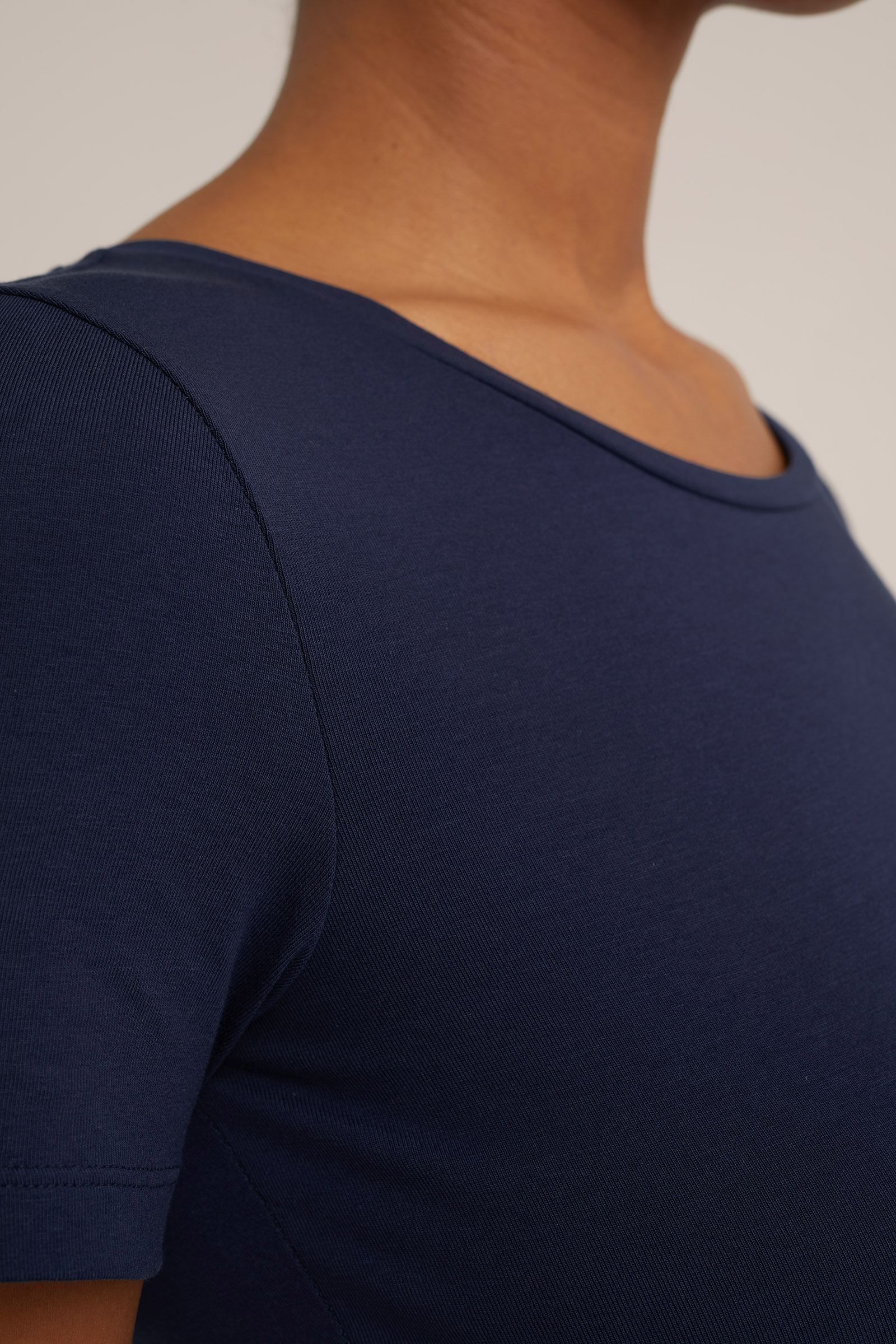 T-shirt WE Fashion Donkerblauw