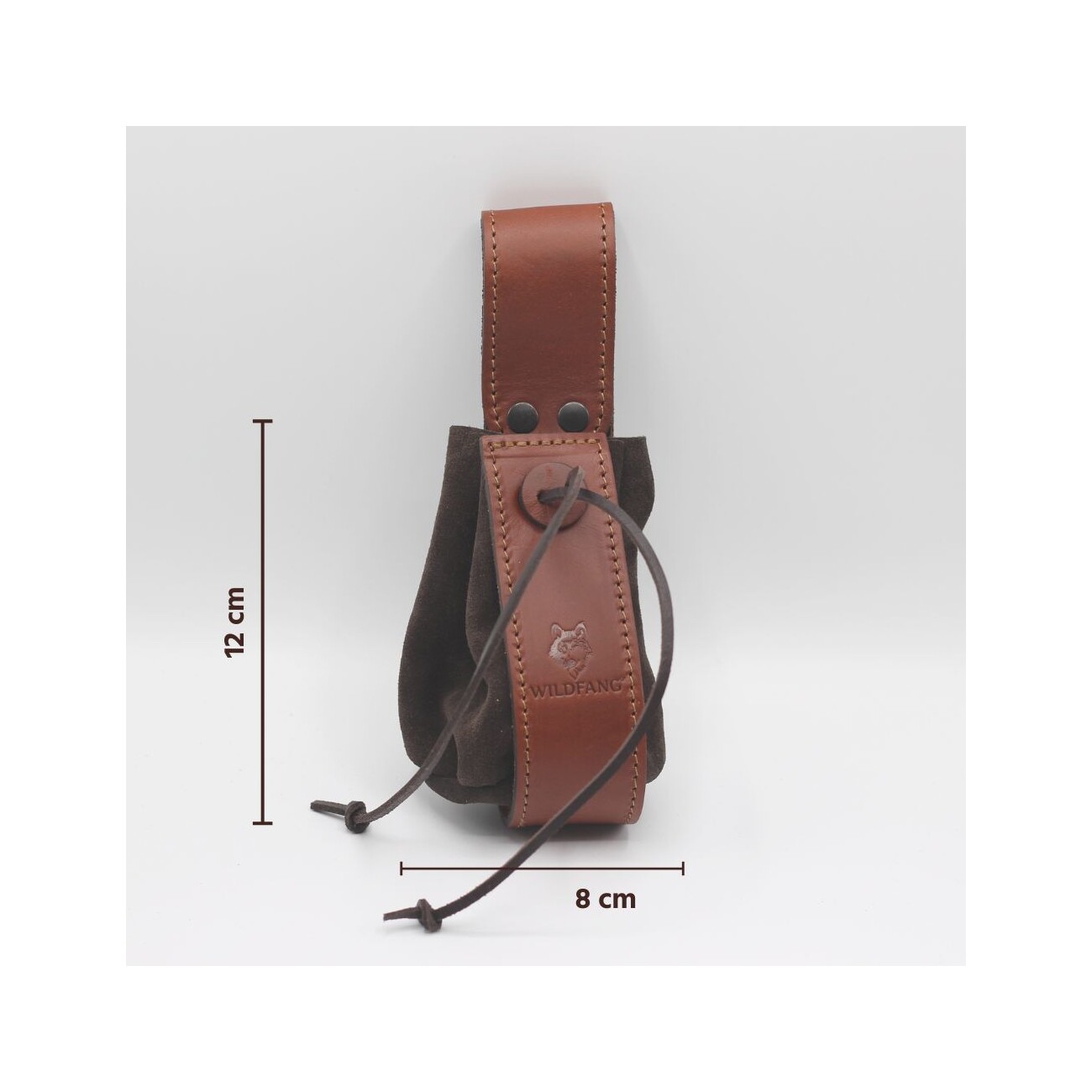 Wildfang Snackbeutel aus Leder
