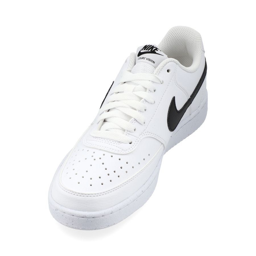 Nike Chaussures Court Vision Low Next Nature - Blanc/Noir Femme