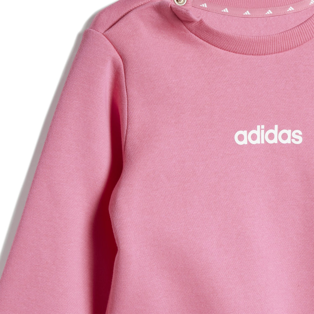 Køb adidas Originals Pink Fusion/White I Lin Fl Jog Sweat Sæt
