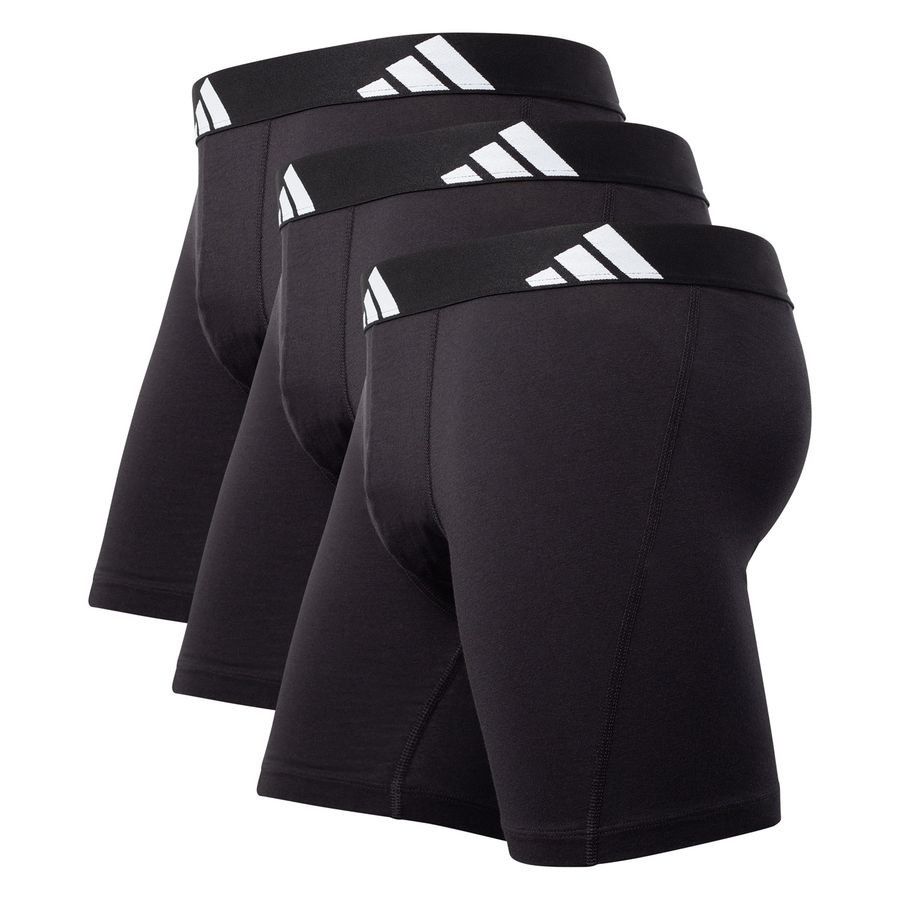 adidas Shorts Boxer Brief Pack de 3 - Noir