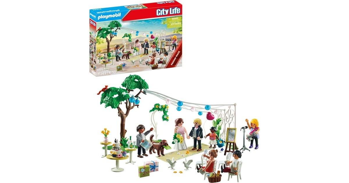 PLAYMOBILCity Life - Huwelijksfeest Constructiespeelgoed  (71365)
