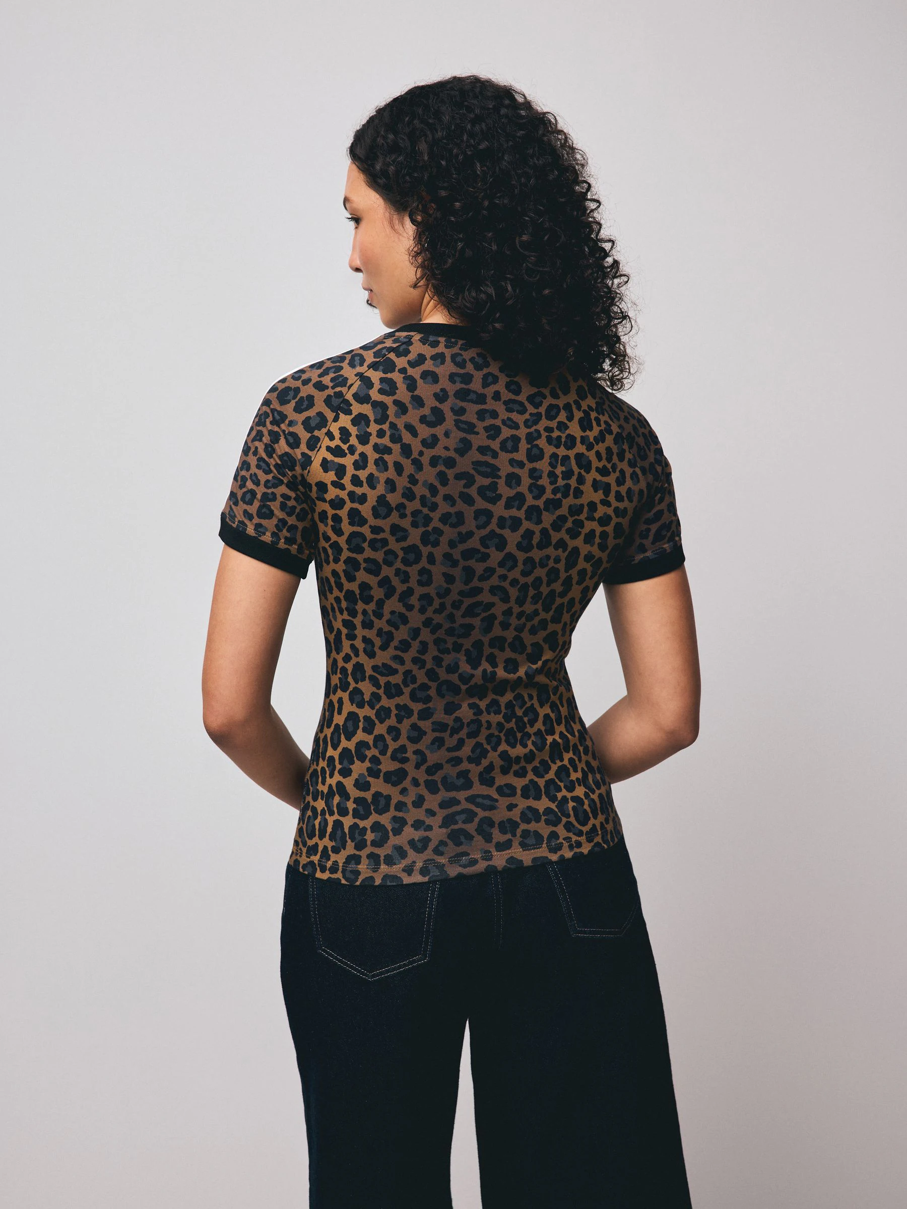 adidas Originals Leopard Cali Slim T-Shirt