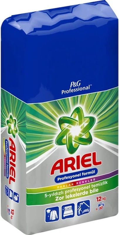 Ariel - Professional Waspoeder Color - Voordeelverpakking - 12 KG - 80 Wasbeurten