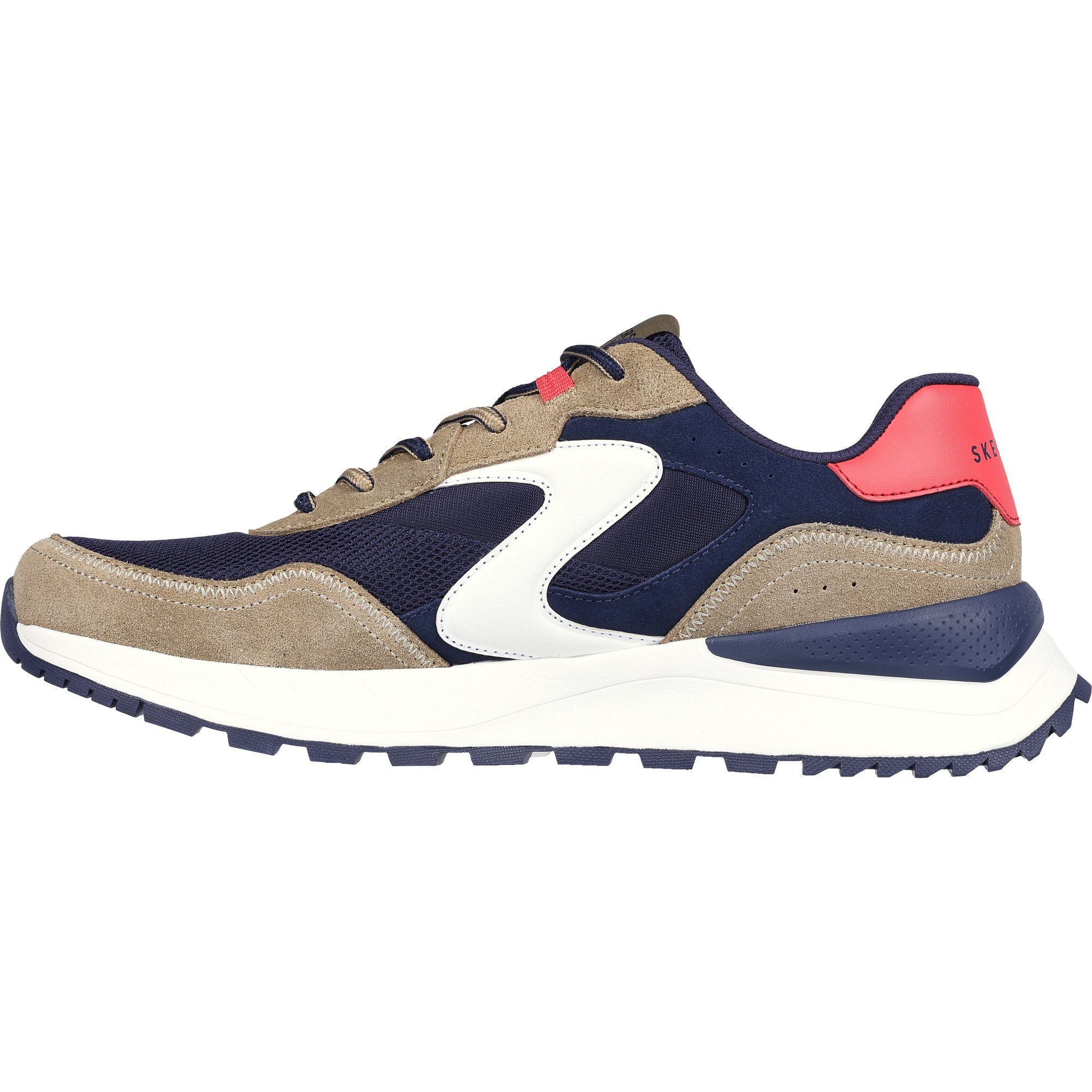 Skechers Fury Fury Lace Low Sneaker Herren navy leather