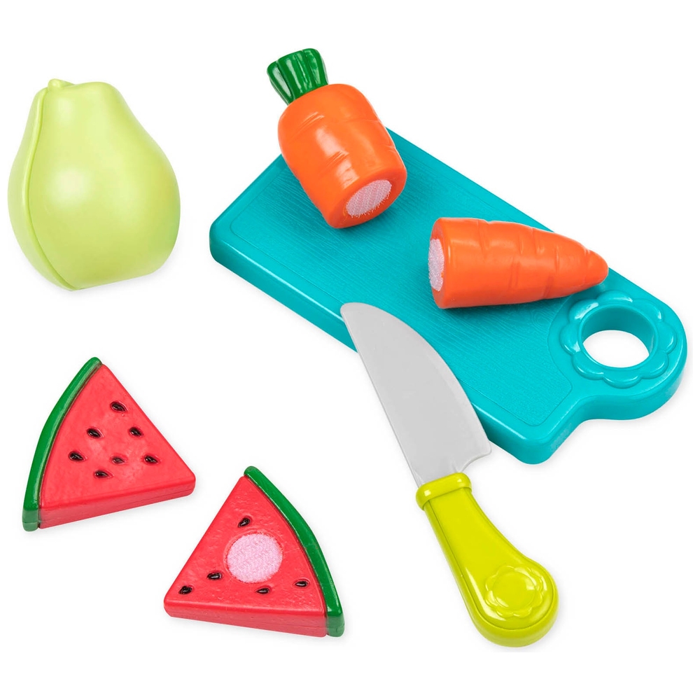 Gemüsekorb vom Bauernmarkt – Lebensmittel-Spielset mit Klettverschluss