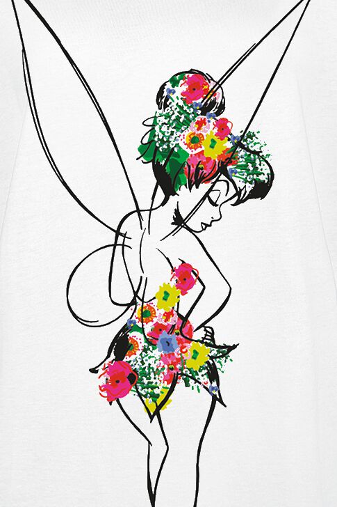 Fée Clochette - Flower Power | Peter Pan T-Shirt Manches courtes