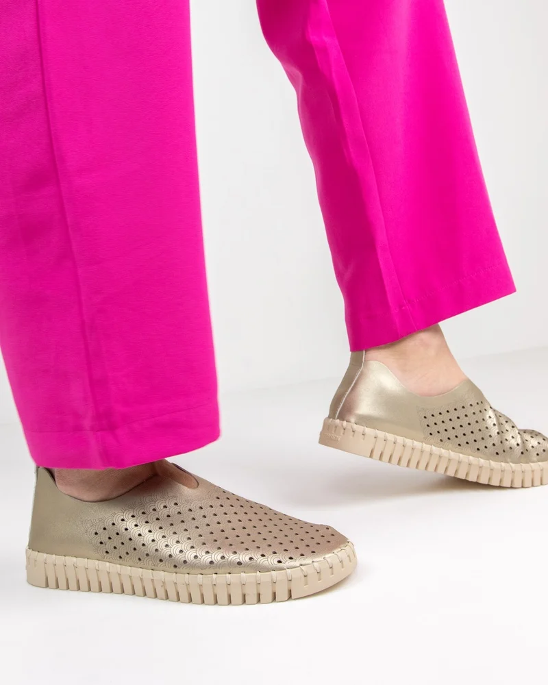 Ilse Jacobsen Tulip Instapschoenen  - goud