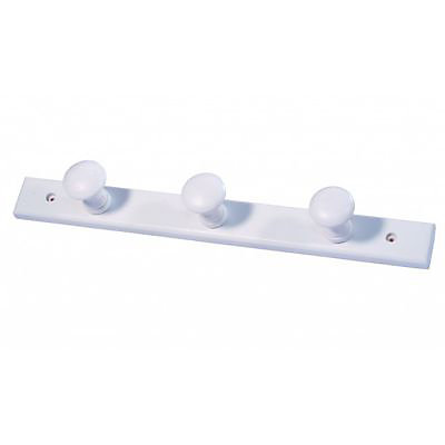 Porte-manteau à fixer pin blanc Form Agra 3 têtes