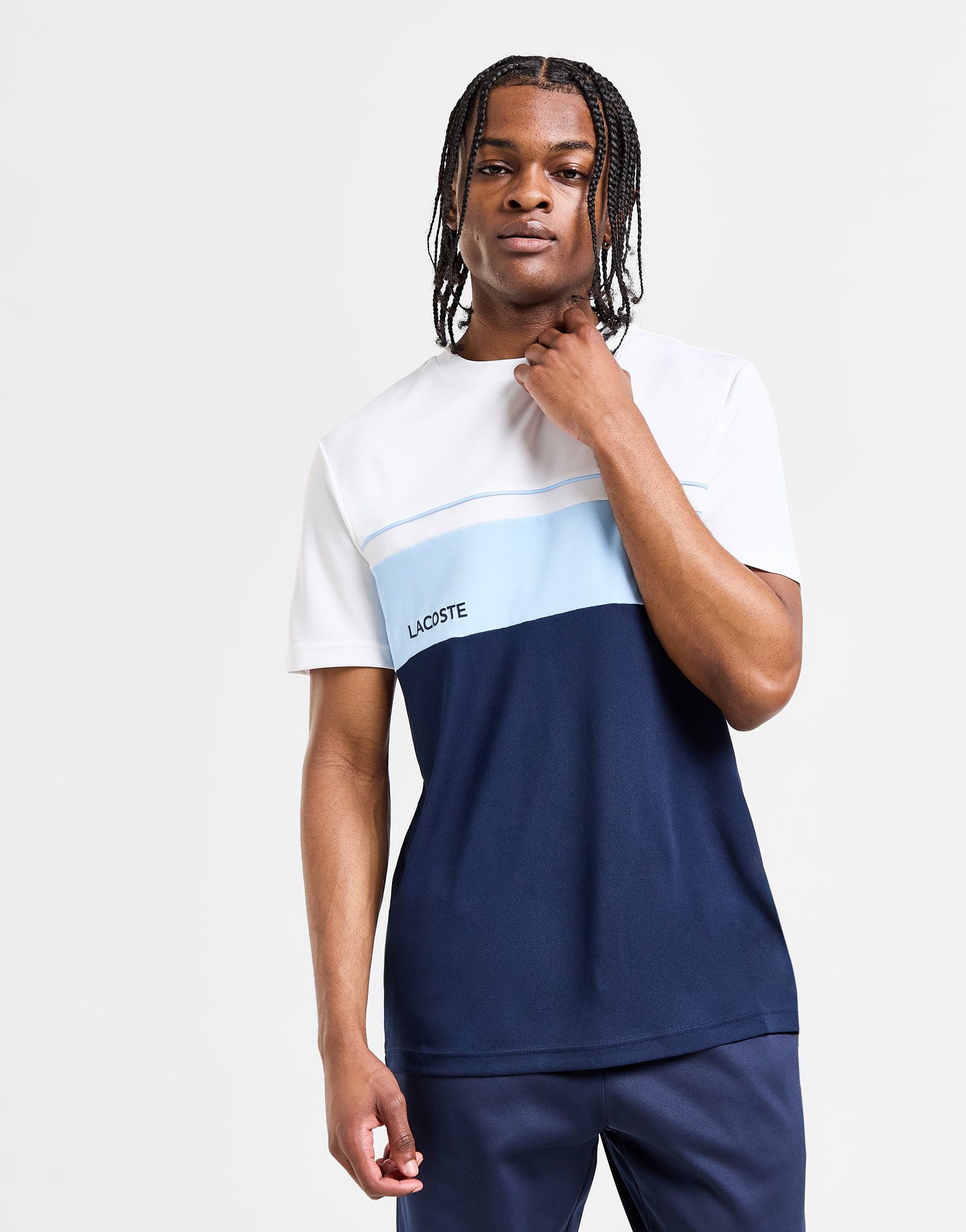Lacoste T-shirt Colour Block Poly Homme